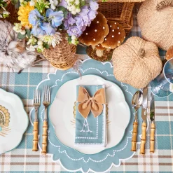 Mrs. Alice Mariana Duck Egg Placemats (Set of 4)< Placemats