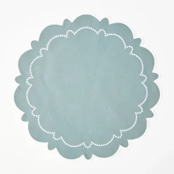 Mrs. Alice Mariana Duck Egg Placemats (Set of 4)< Placemats