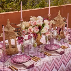 Mrs. Alice Mariana Pink Napkins (Set of 4)< Summer Table Linen | Napkins