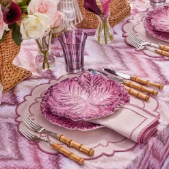 Mrs. Alice Mariana Pink Napkins (Set of 4)< Summer Table Linen | Napkins