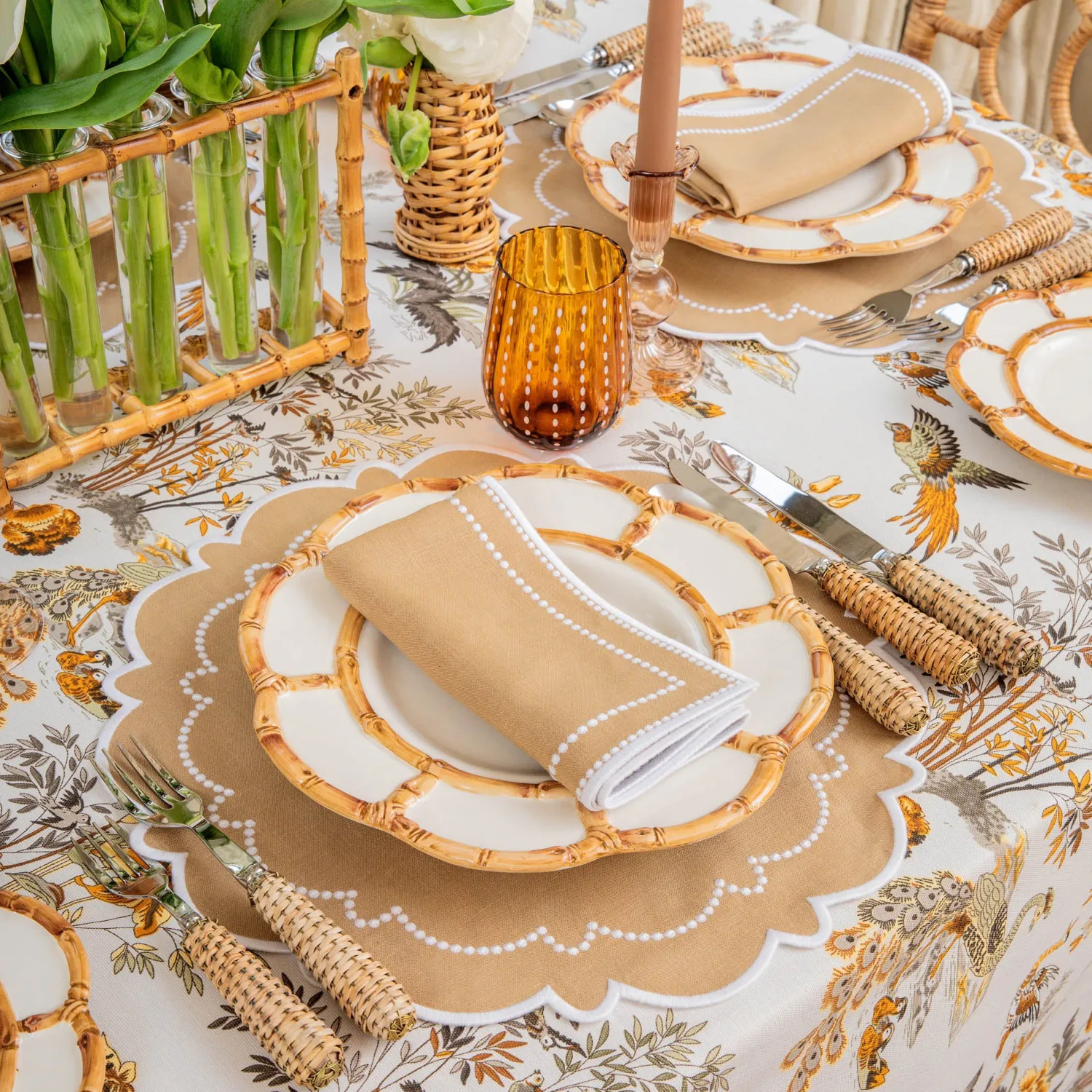 Mrs. Alice Mariana Sand Placemats (Set of 4)< Placemats