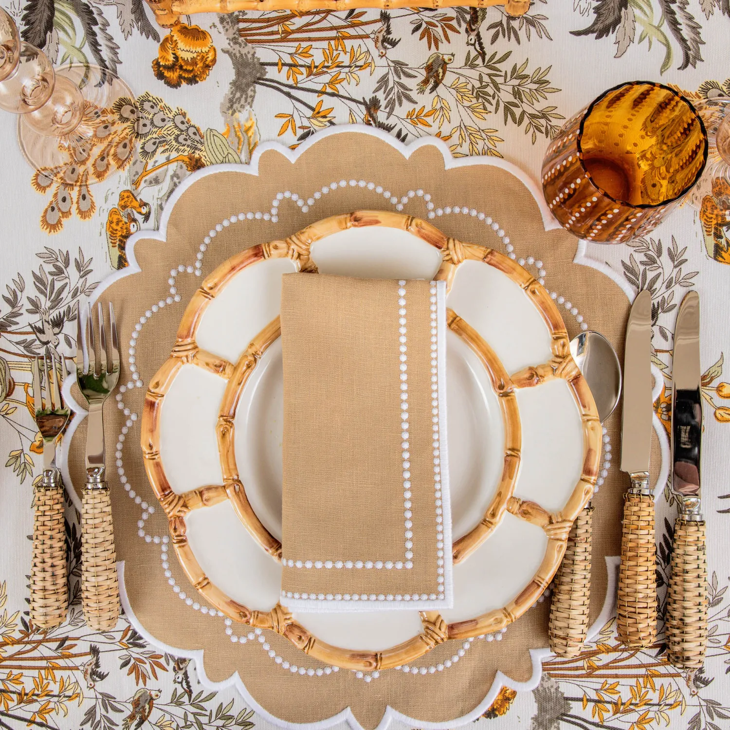 Mrs. Alice Mariana Sand Placemats (Set of 4)< Placemats