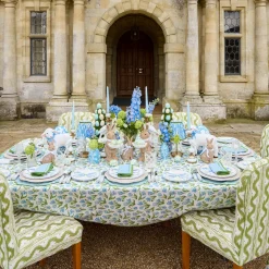 Mrs. Alice Marilyn Blue Bow Dinner Plates (Set of 4)< Summer Crockery | Dinner Plates