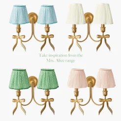 Mrs. Alice Marilyn Bow Rechargeable Double Wall Light< Rechargeable Table Lamps | Wall Lighting