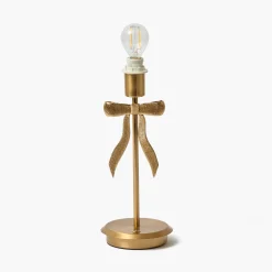 Mrs. Alice Marilyn Bow Rechargeable Lamp with Green & Pink Ikat Shade (18cm)< Rechargeable Table Lamps