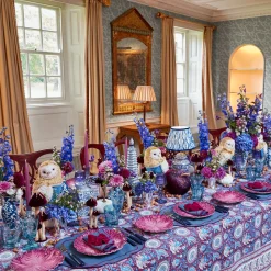 Mrs. Alice Marlene Blue & Purple Placemats (Set of 4)< Placemats