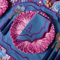 Mrs. Alice Marlene Blue & Purple Placemats (Set of 4)< Placemats