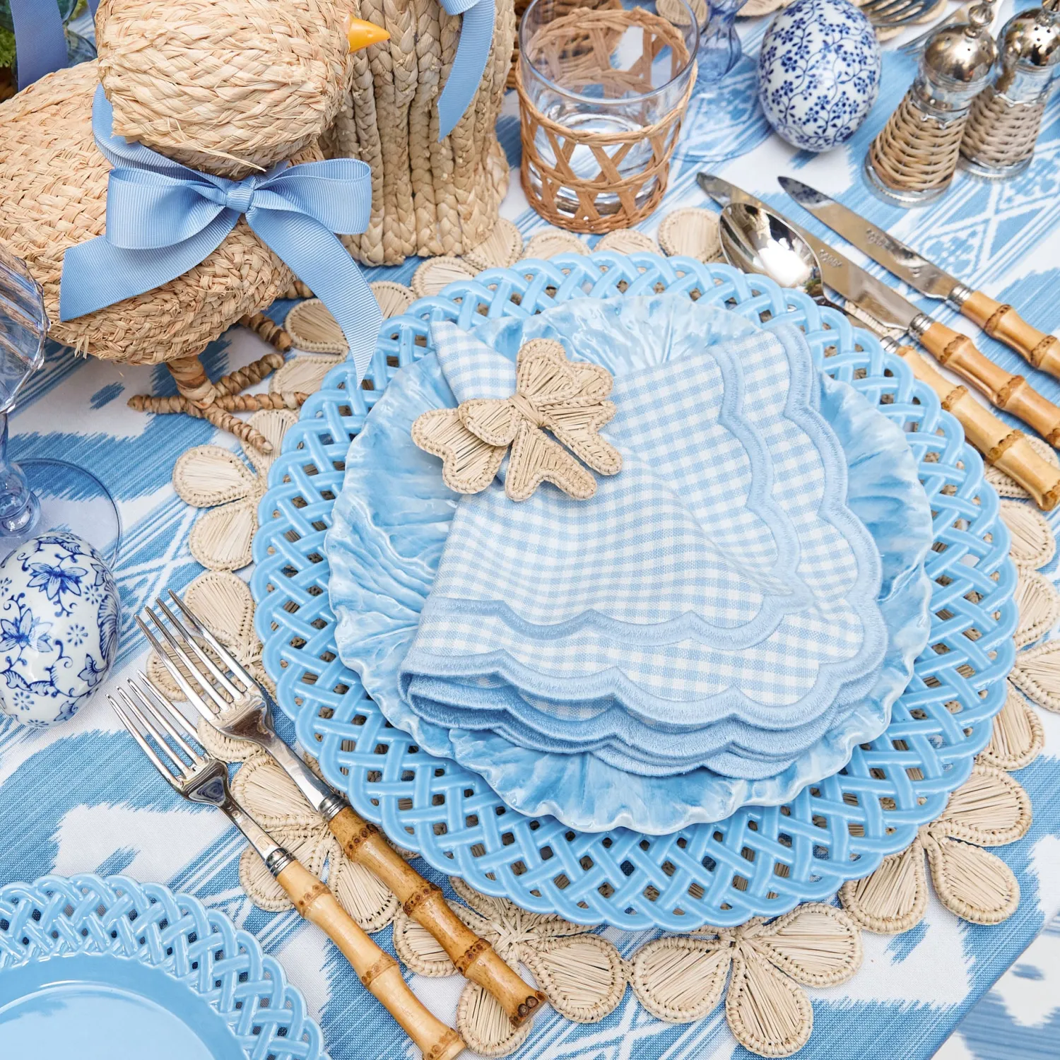 Mrs. Alice Mia Woven Placemats (Set of 4)< Placemats | For The Newlywed