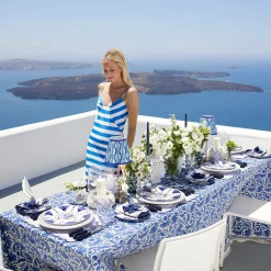 Mrs. Alice Midnight Blue Hand Painted Tole Bud Vases (Set of 3)< Vases | Vases & Planters