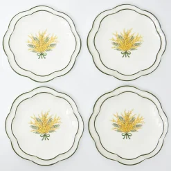 Mrs. Alice Mimosa Dinner & Starter Plates (Set of 8)< Crockery Sets