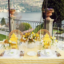 Mrs. Alice Mimosa White Linen Napkins (Set of 4)< Napkins