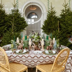 Mrs. Alice Mini Rattan Reindeer (Pair) - 20cm< Christmas Decorations