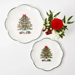 Mrs. Alice Christmas Tree Dinner Plate (Set of 4)< Dinner Plates | Crockery Sets