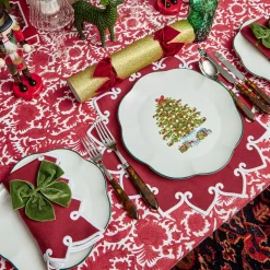 Mrs. Alice Christmas Tree Dinner Plate (Set of 4)< Dinner Plates | Crockery Sets