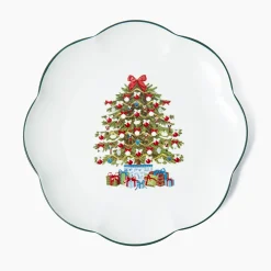 Mrs. Alice Christmas Tree Dinner Plate (Set of 4)< Dinner Plates | Crockery Sets