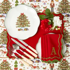 Mrs. Alice Christmas Tree Dinner Plate (Set of 4)< Dinner Plates | Crockery Sets