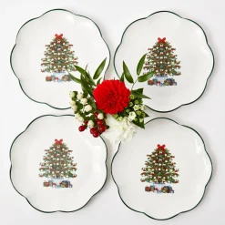 Mrs. Alice Christmas Tree Dinner Plate (Set of 4)< Dinner Plates | Crockery Sets