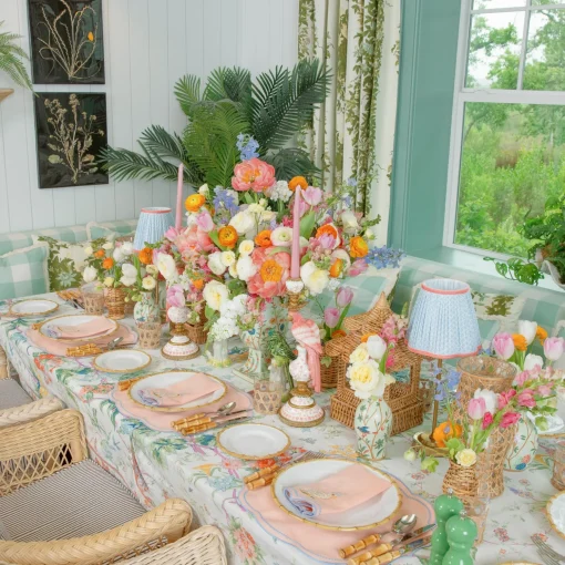 Mrs. Alice Nancy Bamboo Dinner Plate (Set of 4)< Summer Crockery | Dinner Plates