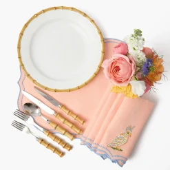 Mrs. Alice Nancy Bamboo Dinner Plate (Set of 4)< Summer Crockery | Dinner Plates