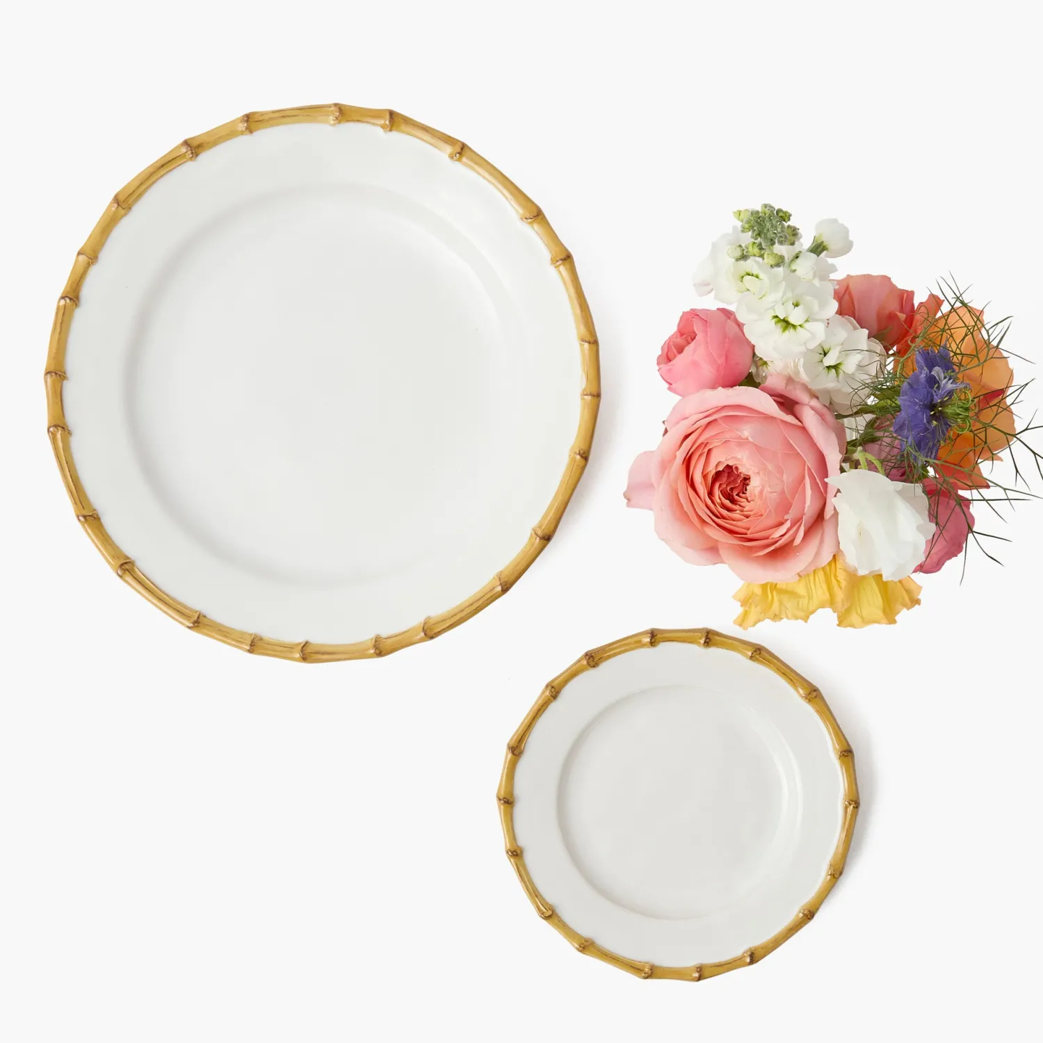 Mrs. Alice Nancy Bamboo Starter Plate< Summer Crockery | Starter Plates