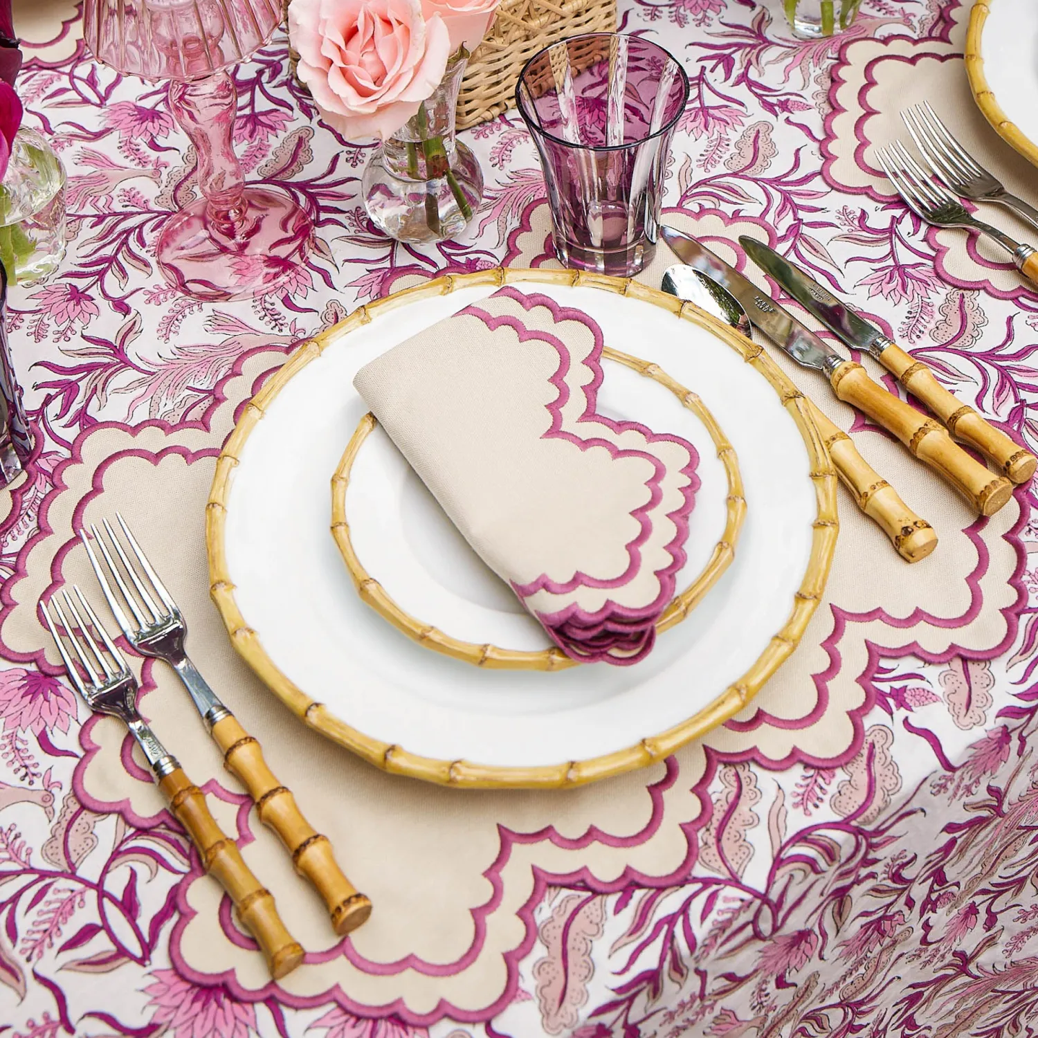 Mrs. Alice Nancy Bamboo Starter Plate< Summer Crockery | Starter Plates