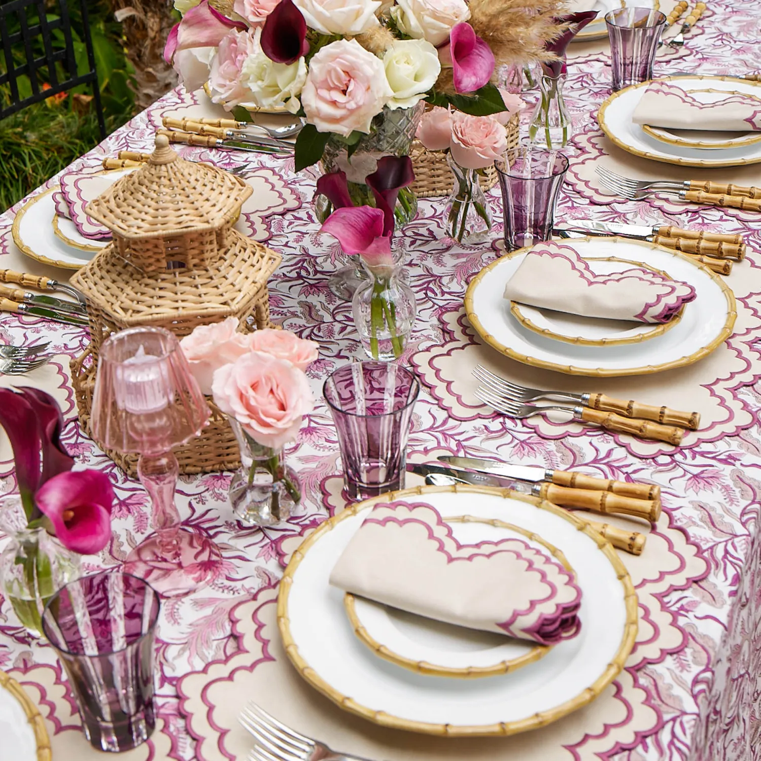 Mrs. Alice Nancy Bamboo Starter Plate< Summer Crockery | Starter Plates