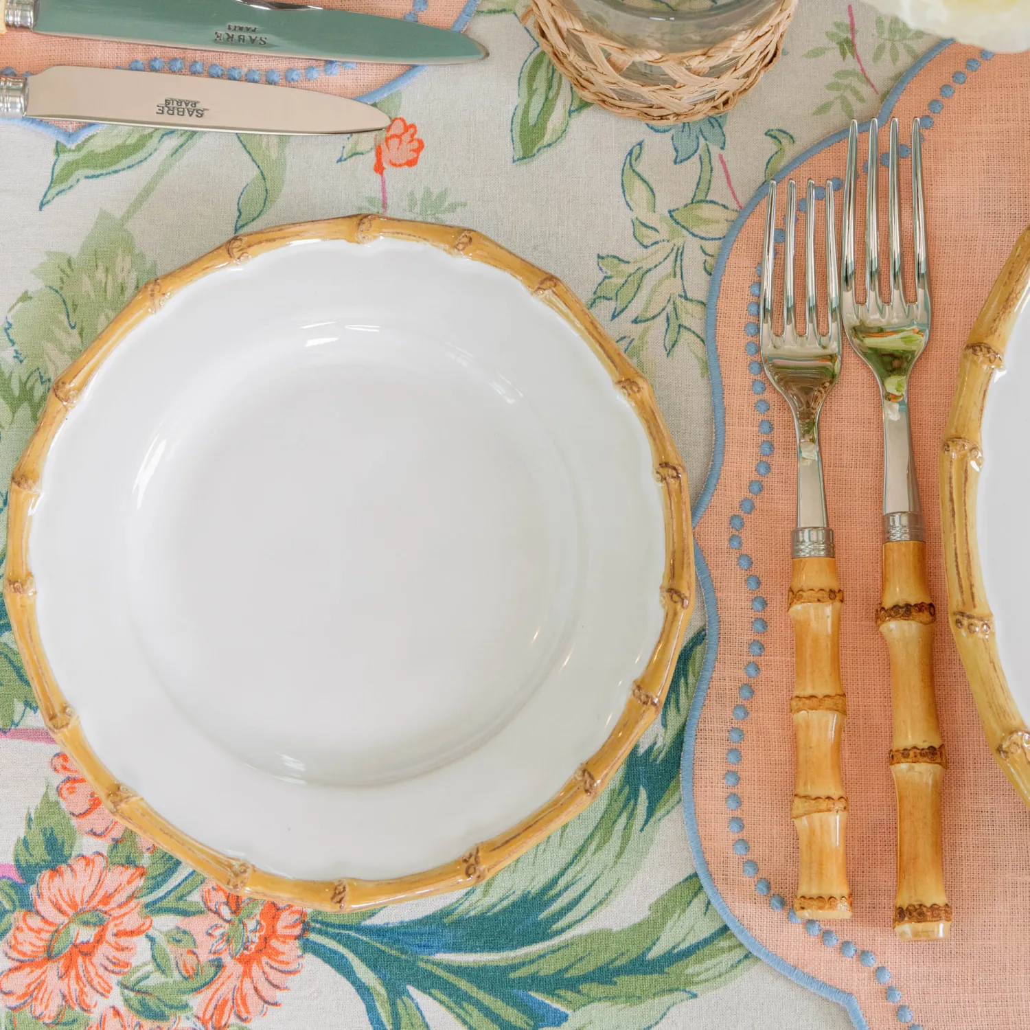 Mrs. Alice Nancy Bamboo Starter Plate< Summer Crockery | Starter Plates