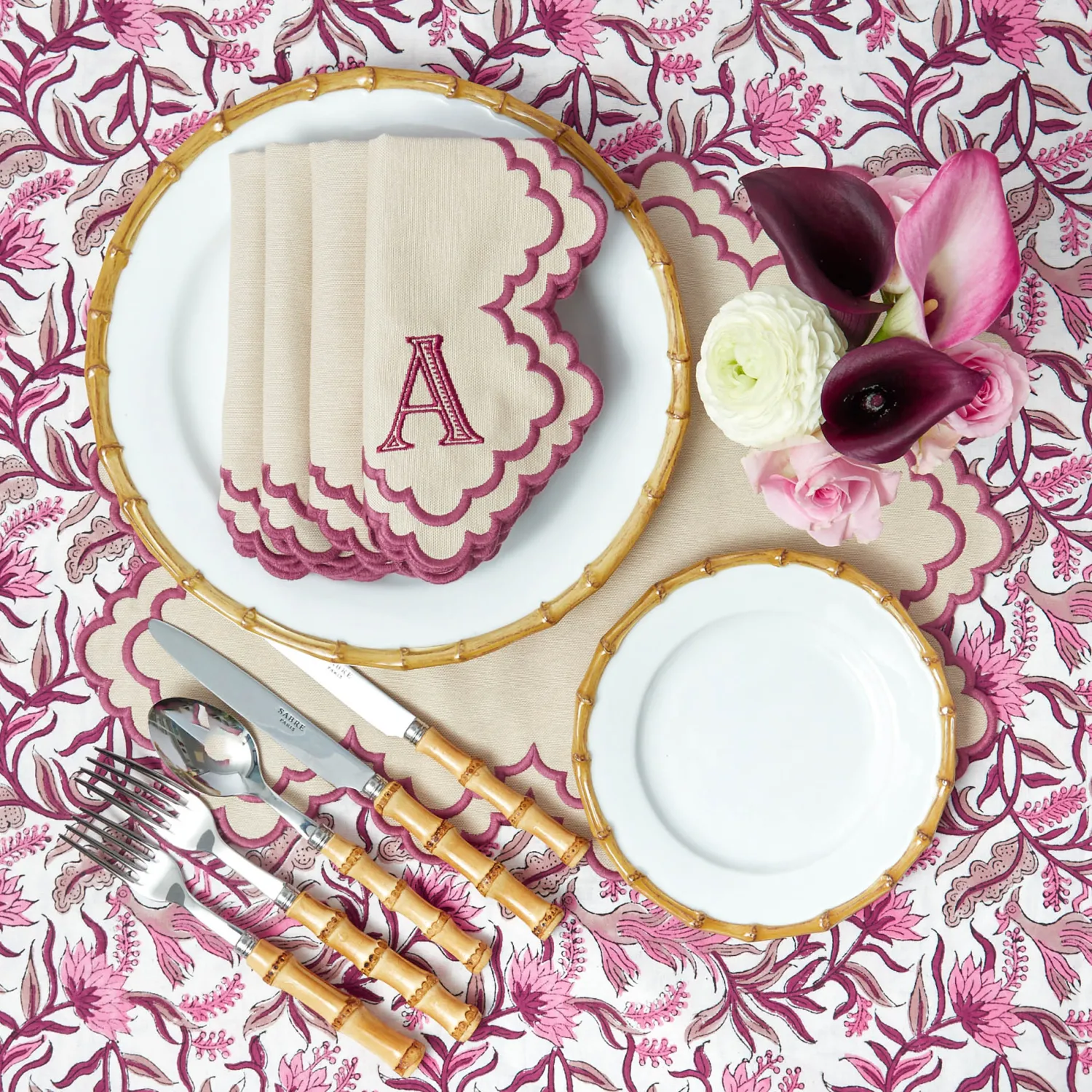 Mrs. Alice Nancy Bamboo Starter Plate< Summer Crockery | Starter Plates