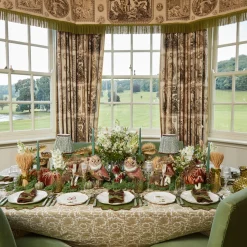 Mrs. Alice Natural Mushroom with Climbing Squirrel (Pair)< Autumn Decorations