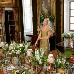 Mrs. Alice Natural Pinecone Tree (Pair)< Christmas Decorations