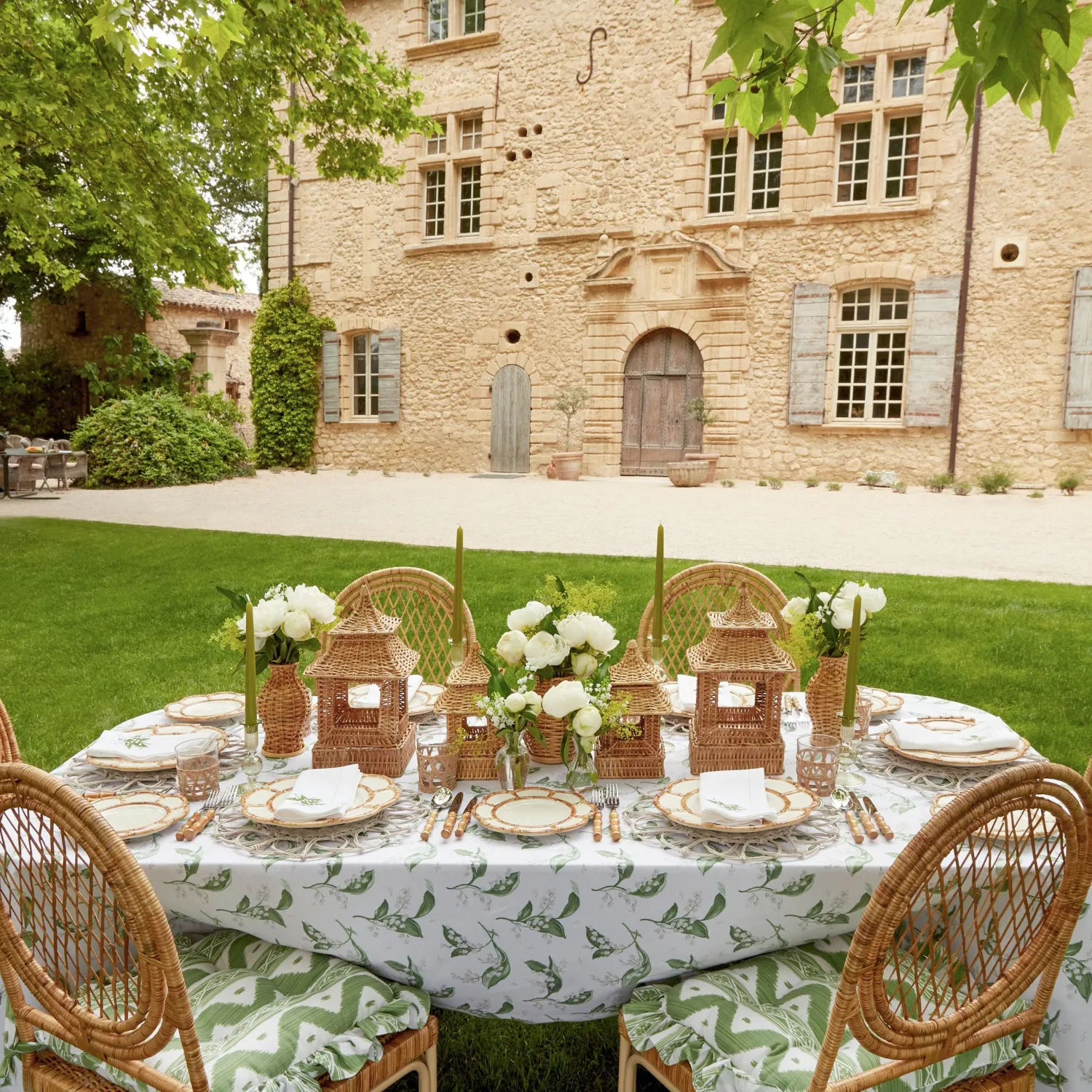 Mrs. Alice Natural Rattan Pagoda Decoration Set< Year-round Decorations | For Her