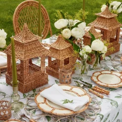 Mrs. Alice Natural Rattan Pagoda Decoration Set< Year-round Decorations | For Her