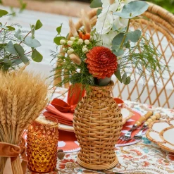 Mrs. Alice Natural Rattan Pagoda Decoration Set< Year-round Decorations | For Her