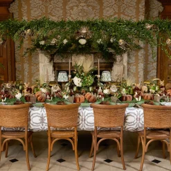 Mrs. Alice Natural Ribboned Squirrel (Pair)< Autumn Decorations