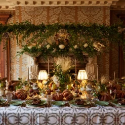 Mrs. Alice Natural Ribboned Squirrel (Pair)< Autumn Decorations