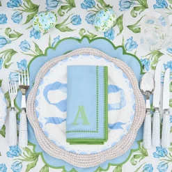 Mrs. Alice Natural Scalloped Rattan Charger Plates (Set of 4)< Placemats | For Her