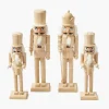 Mrs. Alice Natural Wood Nutcracker Family< Christmas Decorations