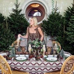 Mrs. Alice Natural Wood Nutcracker (Pair)< Christmas Decorations