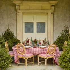 Mrs. Alice Natural Wood Nutcracker (Pair)< Christmas Decorations