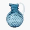 Mrs. Alice Navy Hobnail Jug< Jugs | For The Homemaker