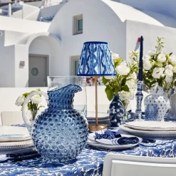 Mrs. Alice Navy Hobnail Jug< Jugs | For The Homemaker