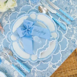 Mrs. Alice Nikki Blue Placemats (Set of 4)< Placemats