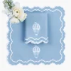 Mrs. Alice Nikki Hot Air Balloon Blue Napkins (Set of 4)< Napkins