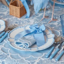 Mrs. Alice Nikki Hot Air Balloon Blue Napkins (Set of 4)< Napkins