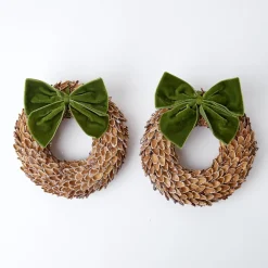 Mrs. Alice Nutshell Glitter Wreath (Set of 4)< Autumn Decorations