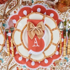 Mrs. Alice Oat Velvet Napkin Bows (Set of 4)< Napkin Rings & Bows