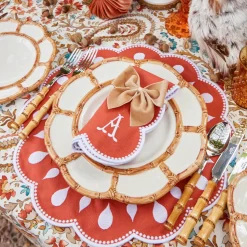 Mrs. Alice Oat Velvet Napkin Bows (Set of 4)< Napkin Rings & Bows