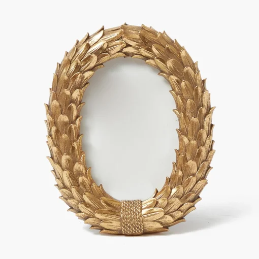 Mrs. Alice Odette Oval Gold Photo Frame - 4"x6"< For Her | For The Millenial