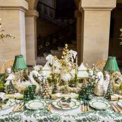 Mrs. Alice Olive Glass Lantern Tea Light Holder Set< Summer Glassware | Summer Candleware