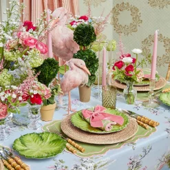 Mrs. Alice Olive Green Hobnail Jug & Glasses (Set of 6)< Glassware Sets